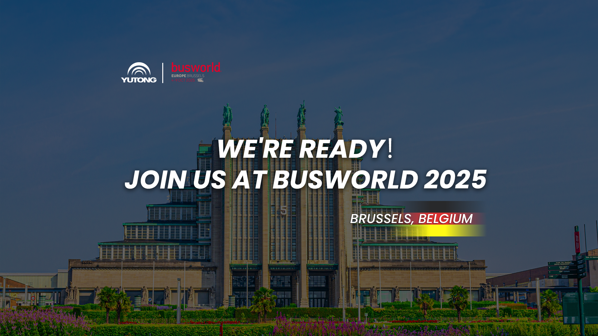 Yutong se prépare pour Busworld 2025 !