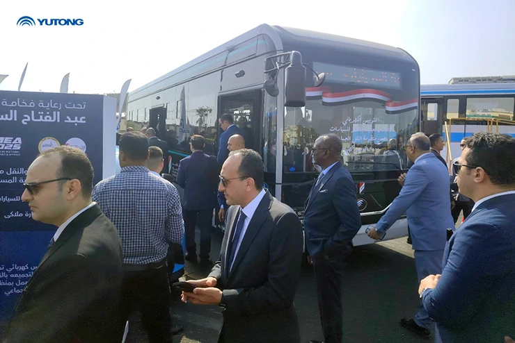 Yutong met en avant ses technologies New Energy lors du salon TransMEA 2025 en Égypte Yutong met en avant ses technologies New Energy lors du salon TransMEA 2025 en Égypte