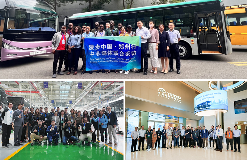 Des représentants des médias venus d'Europe, d'Afrique et d'Amérique latine ont rendu une visite à Yutong, témoignant de sa technologie puissante et de son innovation dans le domaine des transports publics.