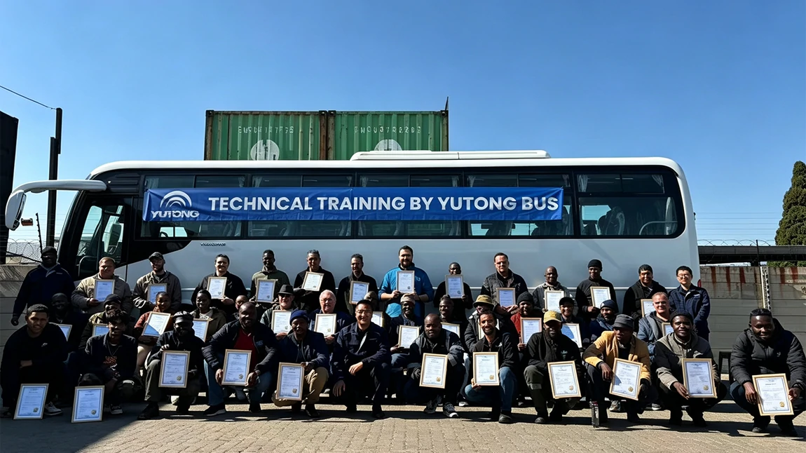 Yutong organise une formation spécialisée à la maintenance des autobus à Johannesburg pour renforcer les capacités après-vente de ses partenaires africains