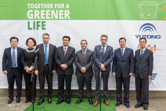 La Bulgarie accueille son premier lot de bus 100% électriques, Yutong promeut son activité en faveur de l’électrification mondiale à l’occasion de l’initiative «Une Ceinture, Une Route»