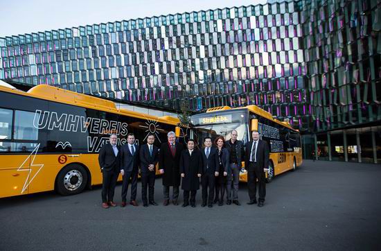 Le premier lot de bus 100% électriques de Yutong ont ouvert une nouvelle ère de transport écologique en Islande
