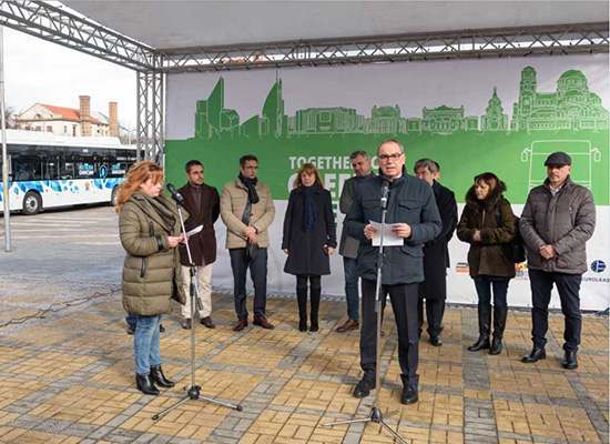 Démarrage du premier lot de bus purement électriques Yutong ouvre une nouvelle ère de transport vert en Bulgarie