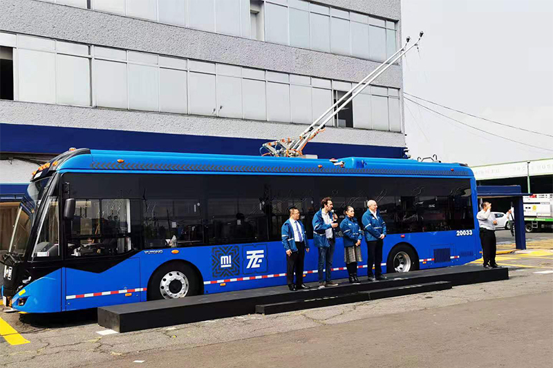 63 trolleybus bi-source Yutong ouvrent un nouveau chapitre de la mobilité verte à Mexico