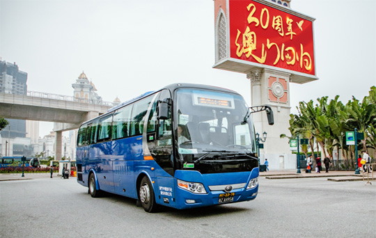 Les bus Yutong servent la célébration du 20e anniversaire du retour de Macao