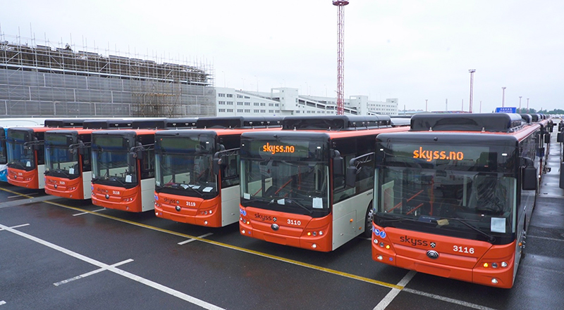 102 bus purement électriques Yutong seront bientôt livrés en Norvège brisant la taille de lot maximale dune seule commande de bus purement électriques en Europe