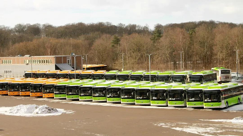 Inauguration dune nouvel ère! Exportation de 55 bus E12 de Yutong vers le Danemark, avec la part de marché de plus de 60%!