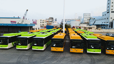 Inauguration dune nouvel ère! Exportation de 55 bus E12 de Yutong vers le Danemark, avec la part de marché de plus de 60%!