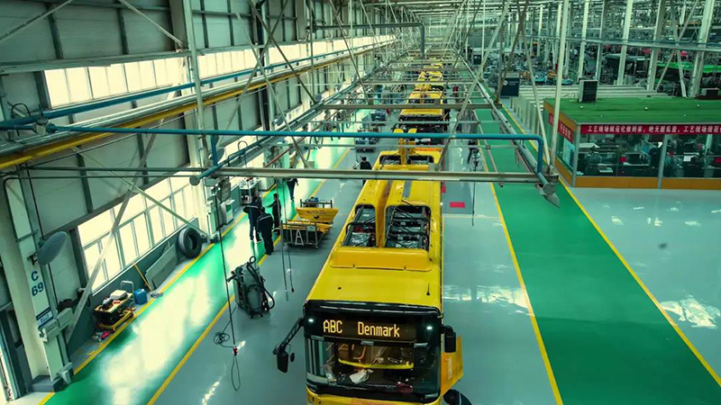Inauguration dune nouvel ère! Exportation de 55 bus E12 de Yutong vers le Danemark, avec la part de marché de plus de 60%!