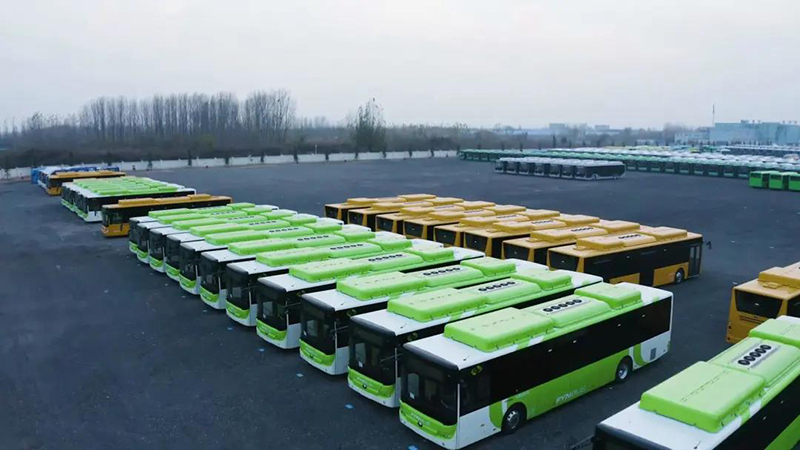 Inauguration dune nouvel ère! Exportation de 55 bus E12 de Yutong vers le Danemark, avec la part de marché de plus de 60%!