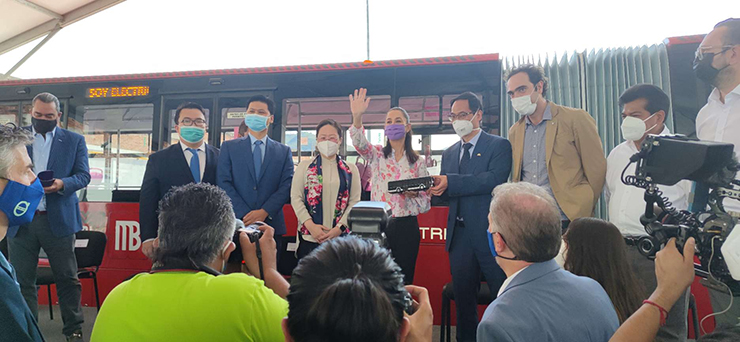 Yutong est le protagoniste ! Le premier projet au monde de BRT de 18 mètres 100 % électrique pour plates-formes hautes a été réalisé au Mexique