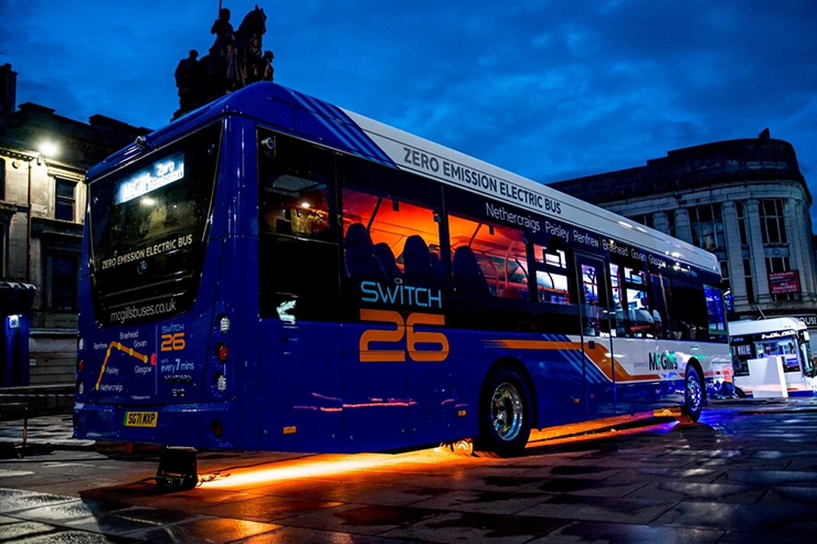 “Fabriqué en Chine” au service de laction zéro carbone ! 55 bus Yutong 100% électriques desserviront le public pendant la COP26