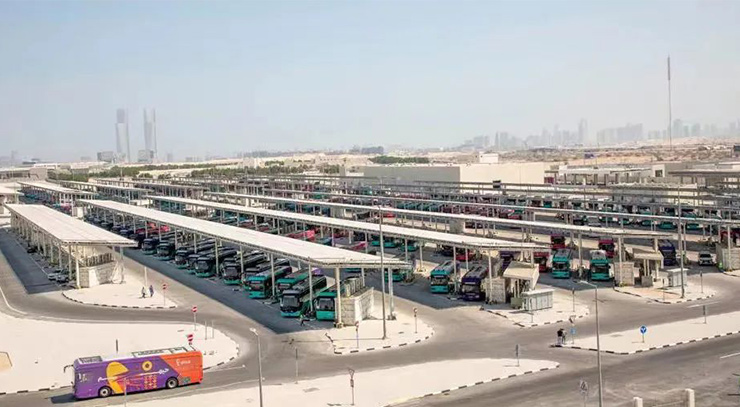 888 bus électriques Yutong ont témoigné la mise en service du plus grand dépôt de bus électriques au monde!