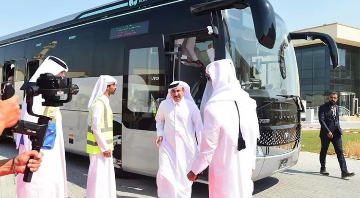 888 bus électriques Yutong ont témoigné la mise en service du plus grand dépôt de bus électriques au monde!