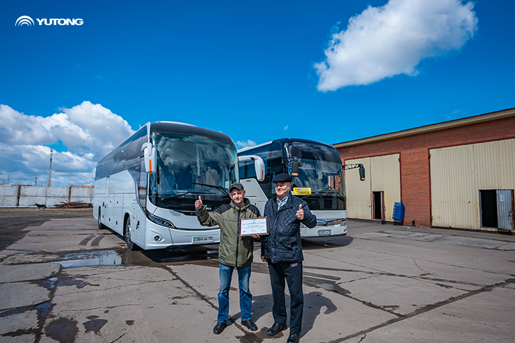 Avec la vérification dun million de kilomètres, Yutong Bus remporte la reconnaissance des opérateurs au Kazakhstan !