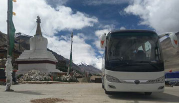 Le Yutong bus électrique à 100% a dompté l’altitude de 5200m