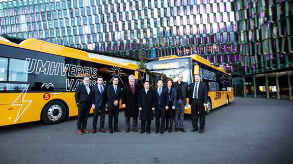 Le premier lot de bus 100% électriques de Yutong ont ouvert une nouvelle ère de transport écologique en Islande