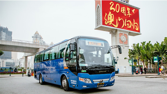 Les bus Yutong servent la célébration du 20e anniversaire du retour de Macao