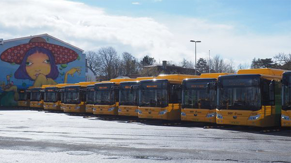 17 bus électriques livrés au Danemark