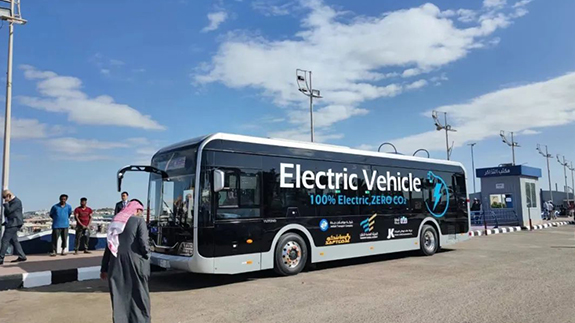 Yutong Bus à énergie nouvelle, le premier bus électrique d’Arabie saoudite, a été mis en service