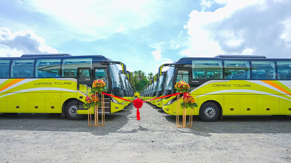 185 autocars Yutong livrés aux Philippines pour aider le transport en commun local