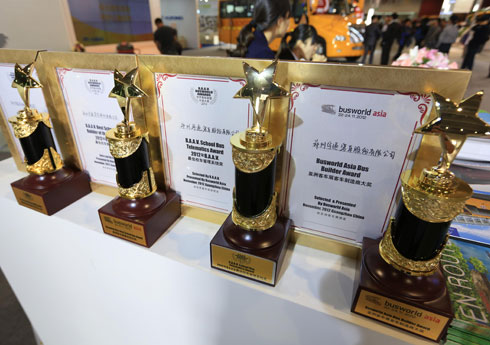 4 Prix BAAV lors de l’édition Busworld 2012 en Inde