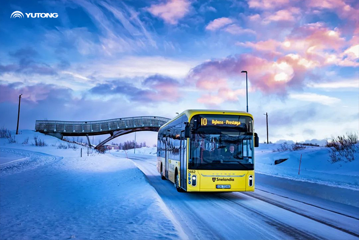 Les autobus purement électriques de Yutong entrent dans le cercle polaire arctique
