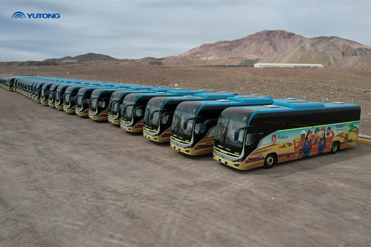 Livraison par Yutong de 30 autocars électriques à Codelco au Chili pour faciliter la mobilité verte locale