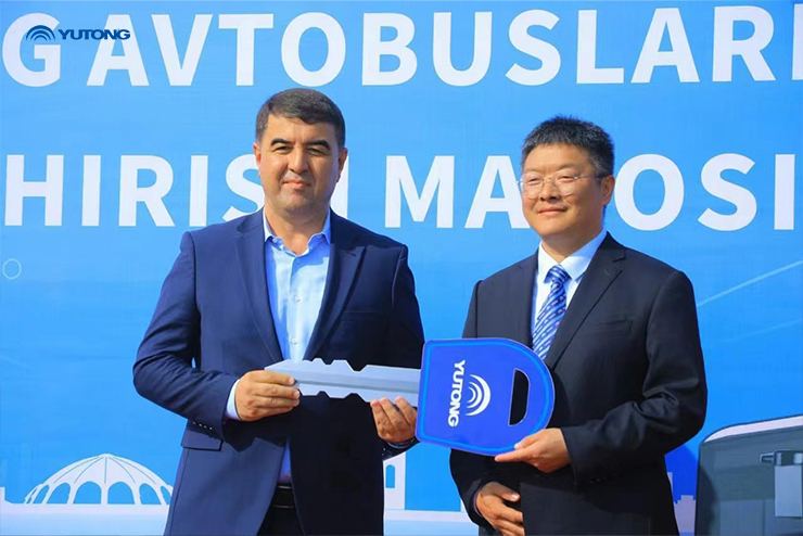 36 bus GNC YUTONG, ZK6950HG, pour faciliter la mobilité verte en Ouzbékistan