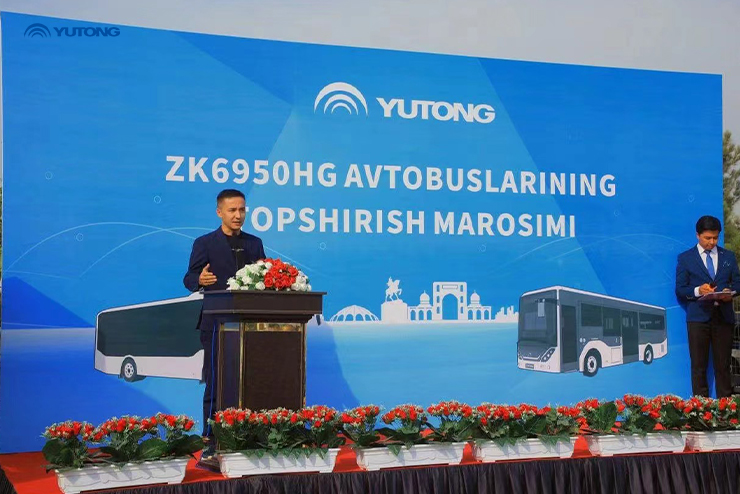36 bus GNC YUTONG, ZK6950HG, pour faciliter la mobilité verte en Ouzbékistan