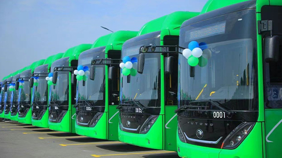 36 bus GNC YUTONG, ZK6950HG, pour faciliter la mobilité verte en Ouzbékistan