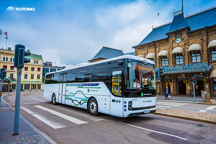 Le Yutong IC12E relève le défi dun test grandeur nature dans quatre pays nordiques, redéfinissant la notion de « Autobus interurbain électrique à batterie haut de gamme » !