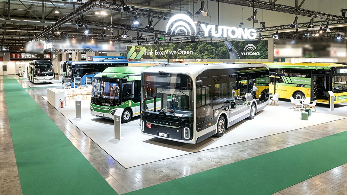 De l'interurbain à la microcirculation : Yutong présente sa gamme complète de bus à énergies nouvelles au salon Next Mobility