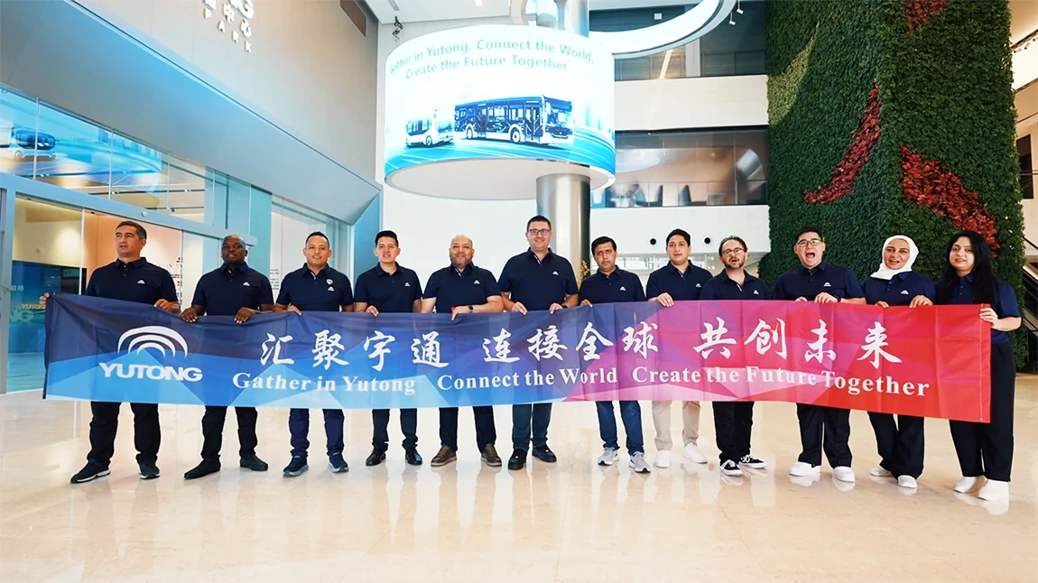 Réunis chez Yutong, connectant le monde, les employés à travers le monde évoluent ensemble avec Yutong