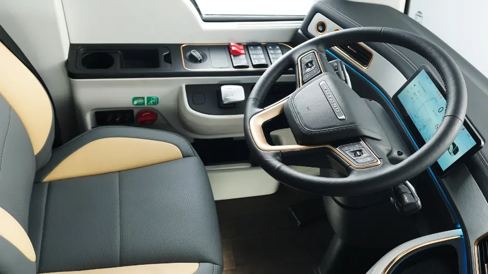 Full air suspension driver seat