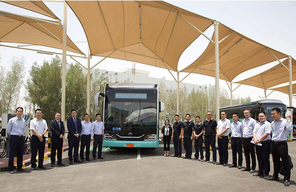 Livraison de la première flotte d’autobus électriques, Yutong se branche sur l'avenir du transport vert du Qatar