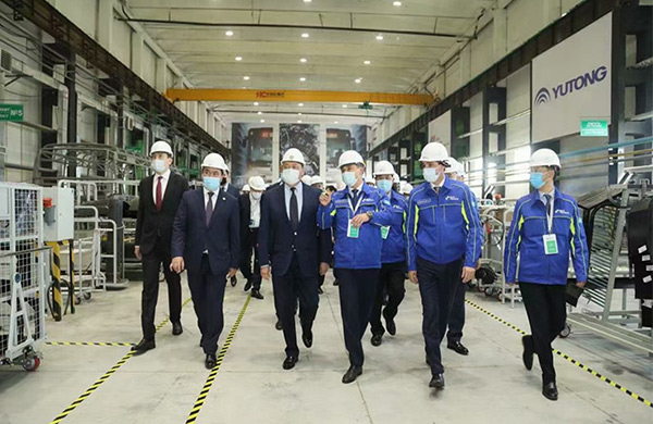 Le Premier ministre du Kazakhstan a assisté à l'ouverture de l'usine CKD