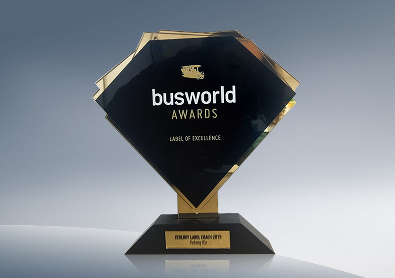 Busworld Awards 2019 </br> Ecology Label Coach 2019 </br>  Yutong ICE12