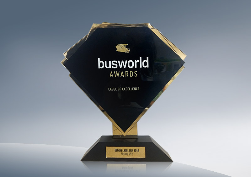 Busworld Awards 2019  </br>Design Label Bus 2019  </br> Yutong U12