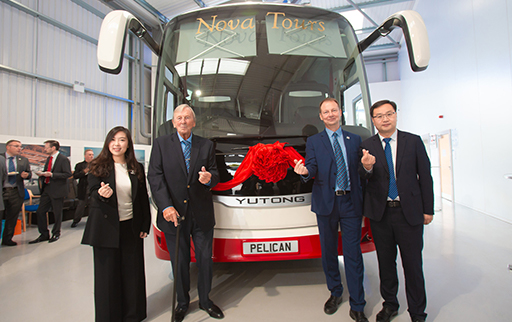 Percée de 0 à 500! Les exportations de bus Yutong vers le Royaume-Uni atteignent une nouvelle hauteur