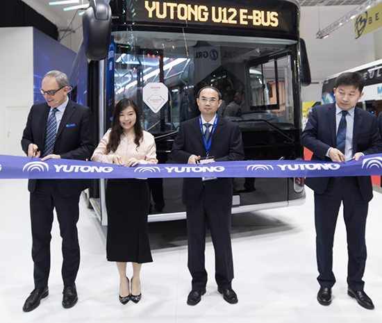 Yutong, brillant à Busworld Belgique et orientant la tendance de nouvelle énergie
