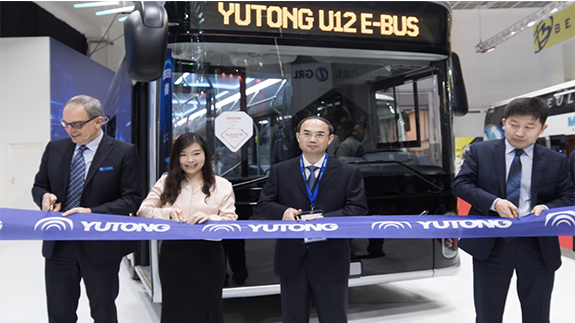 Yutong, brillant à Busworld Belgique et orientant la tendance de nouvelle énergie