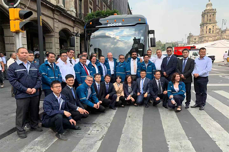 63 trolleybus bi-source Yutong ouvrent un nouveau chapitre de la mobilité verte à Mexico