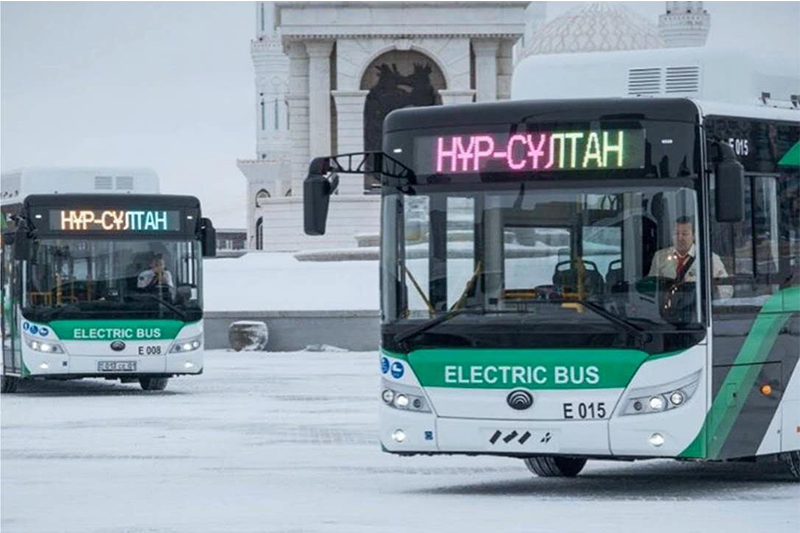 100 bus électriques Yutong exportés au Kazakhstan
