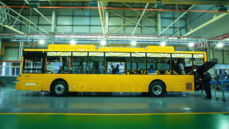 Inauguration dune nouvel ère! Exportation de 55 bus E12 de Yutong vers le Danemark, avec la part de marché de plus de 60%!