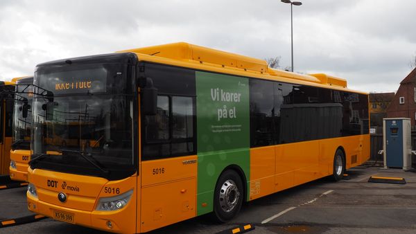 17 bus électriques livrés au Danemark