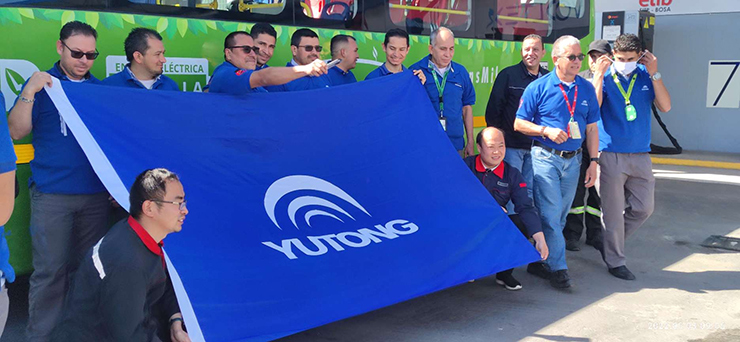 Mois de service de Yutong Colombie pour la sécurité des véhicules à énergies nouvelles de lETIB