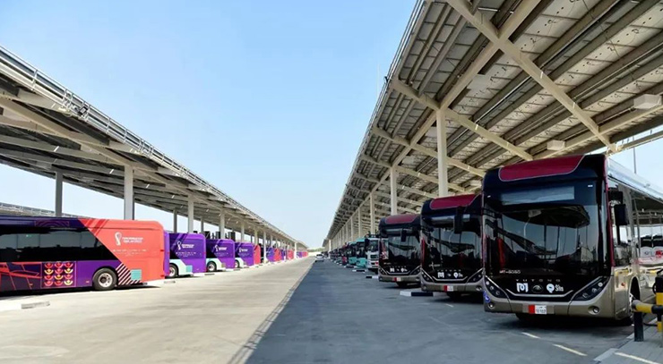 888 bus électriques Yutong ont témoigné la mise en service du plus grand dépôt de bus électriques au monde!