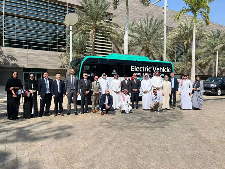 Yutong Bus à énergie nouvelle, le premier bus électrique d’Arabie saoudite, a été mis en service