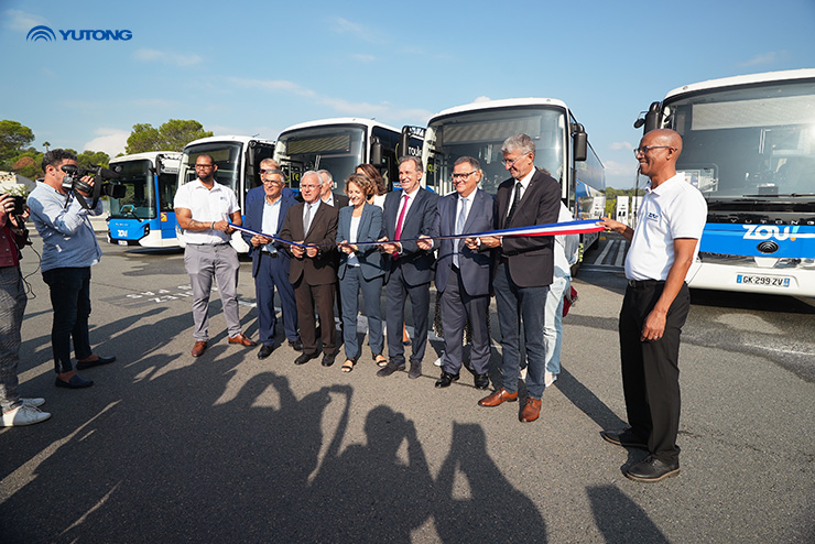 135 autocars urbains électriques Yutong ont été exportés vers la France